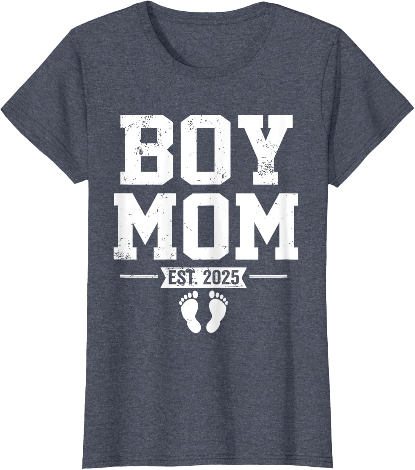 Boy Mom Established 2025 Newborn Mother's Day Gift T-Shirt - 21