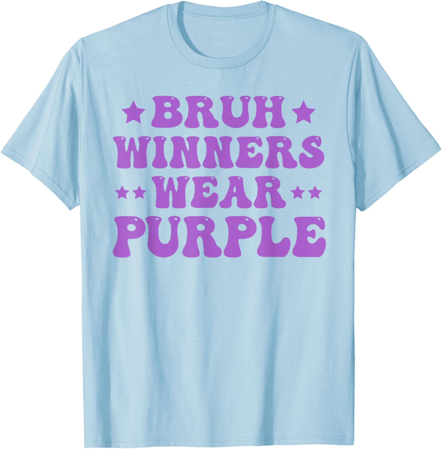Winners Wear Purple Camp Team Spirit Week Matching T-Shirt for All Ages - 14