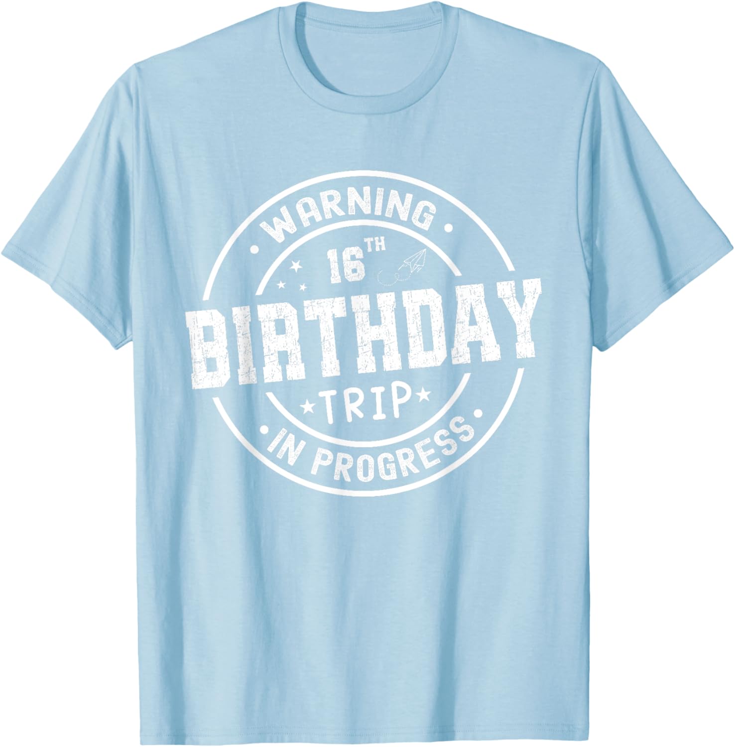 Funny 16th Birthday Trip In Progress T-Shirt for Teens and Kids - 8