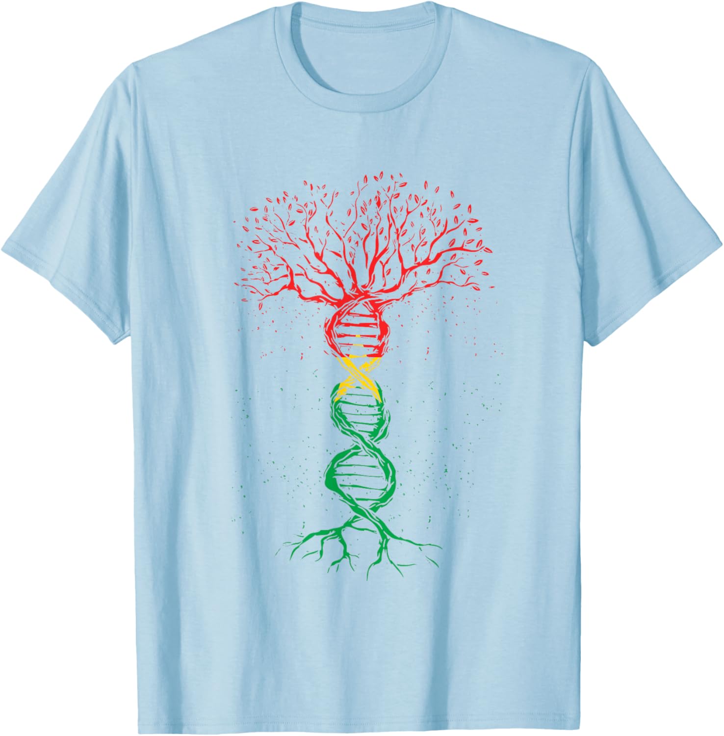 Burkina Faso Pride T-Shirt with DNA Tree Roots and Flag Design - 11