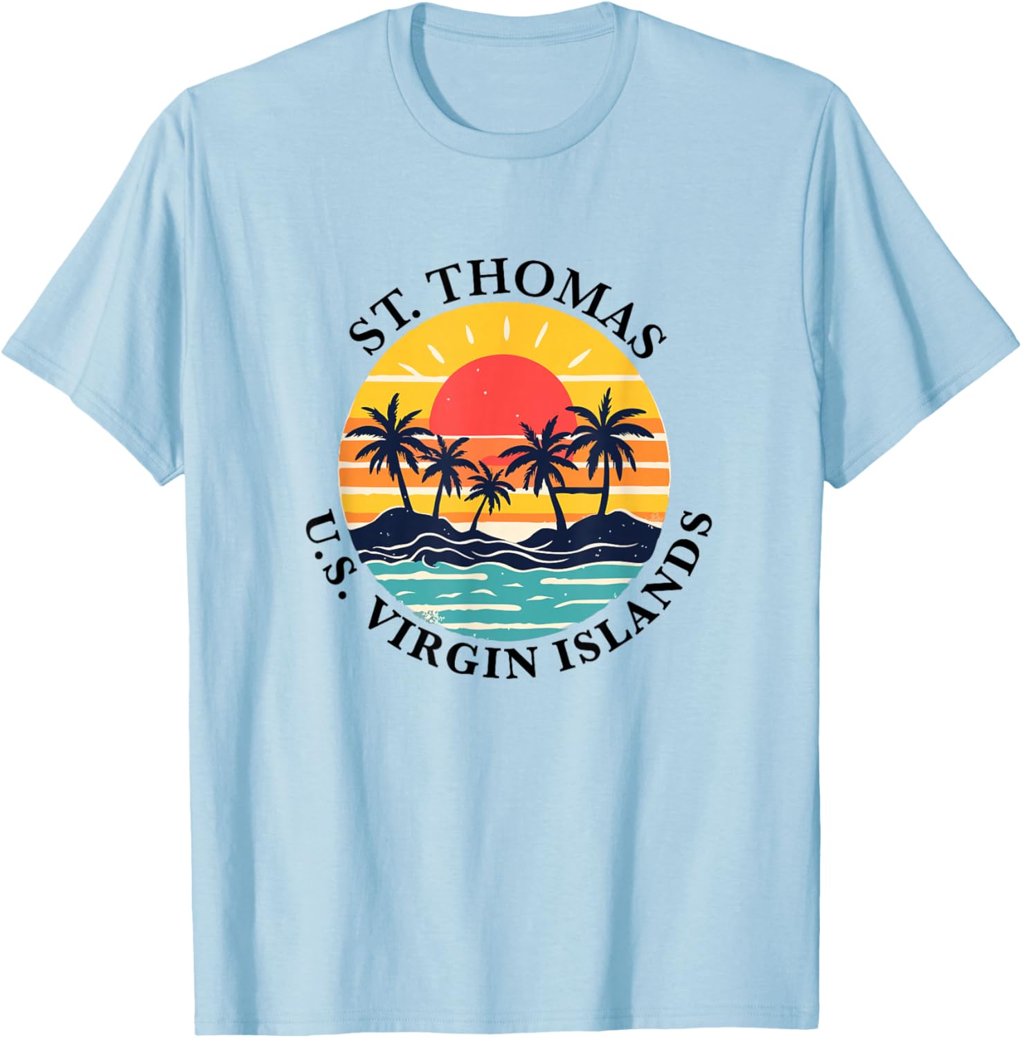 St. Thomas U.S.V.I. Souvenir Vacation T-Shirt for Island Lovers - 1