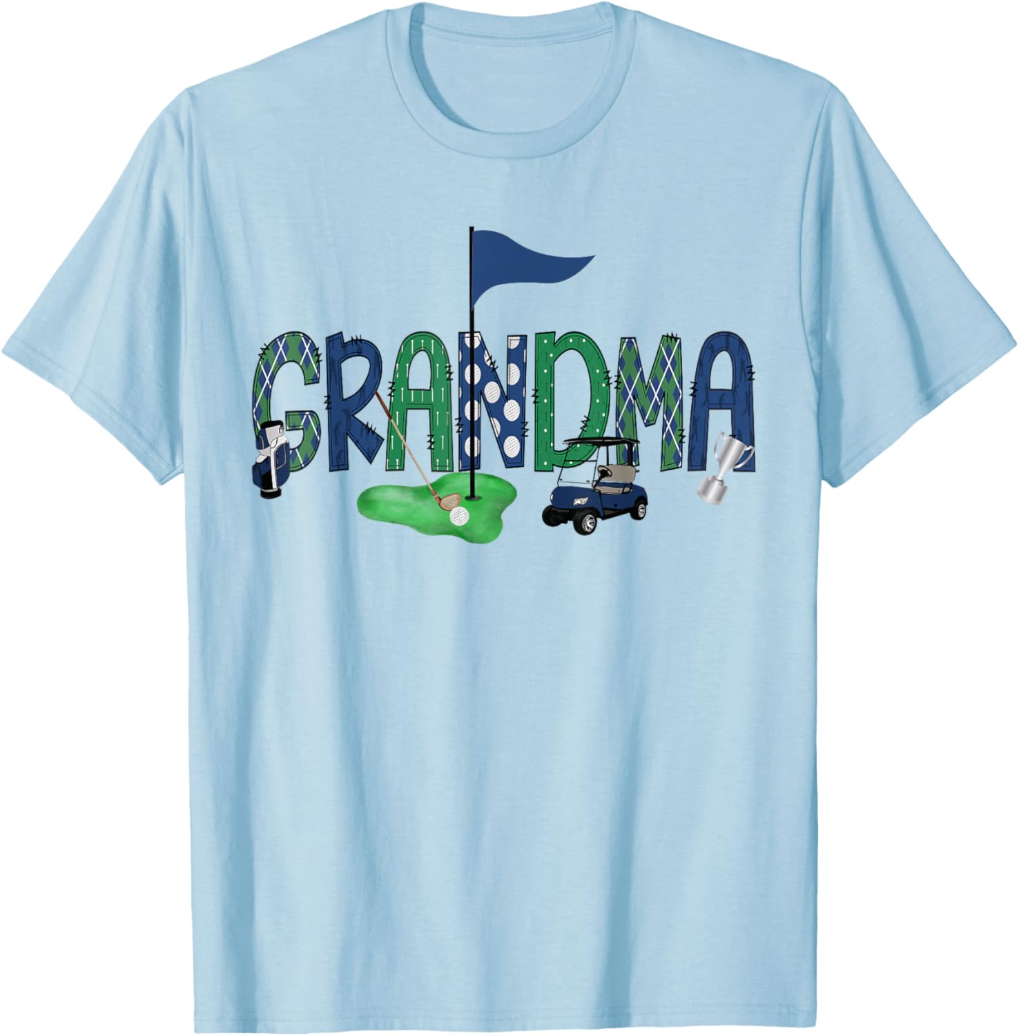 Grandma Of The Birthday Boy Golf T-Shirt for Hole in One Celebration - 6