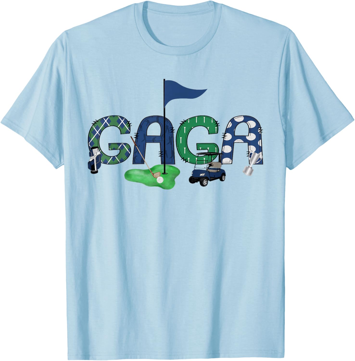 Gaga Of The Birthday Boy Hole in One Golf T-Shirt for Fun Celebrations - 1