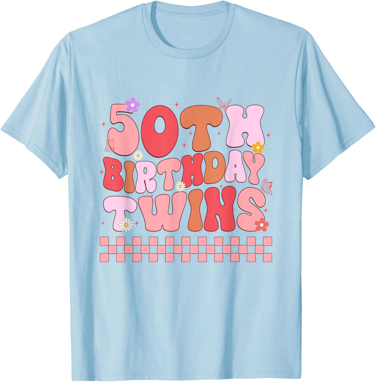 Matching 50th Birthday Twins T-Shirt for Siblings Celebrating Together - 13