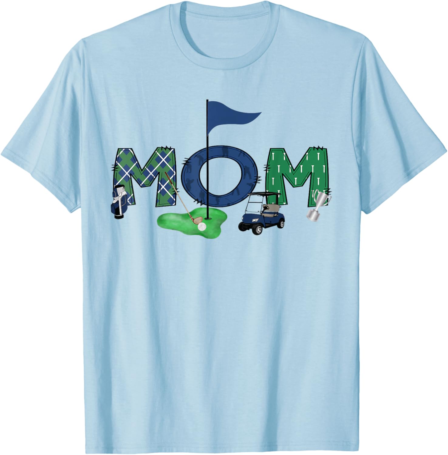 Mom of the Birthday Boy Golf T-Shirt for Fun and Stylish Celebrations - 7