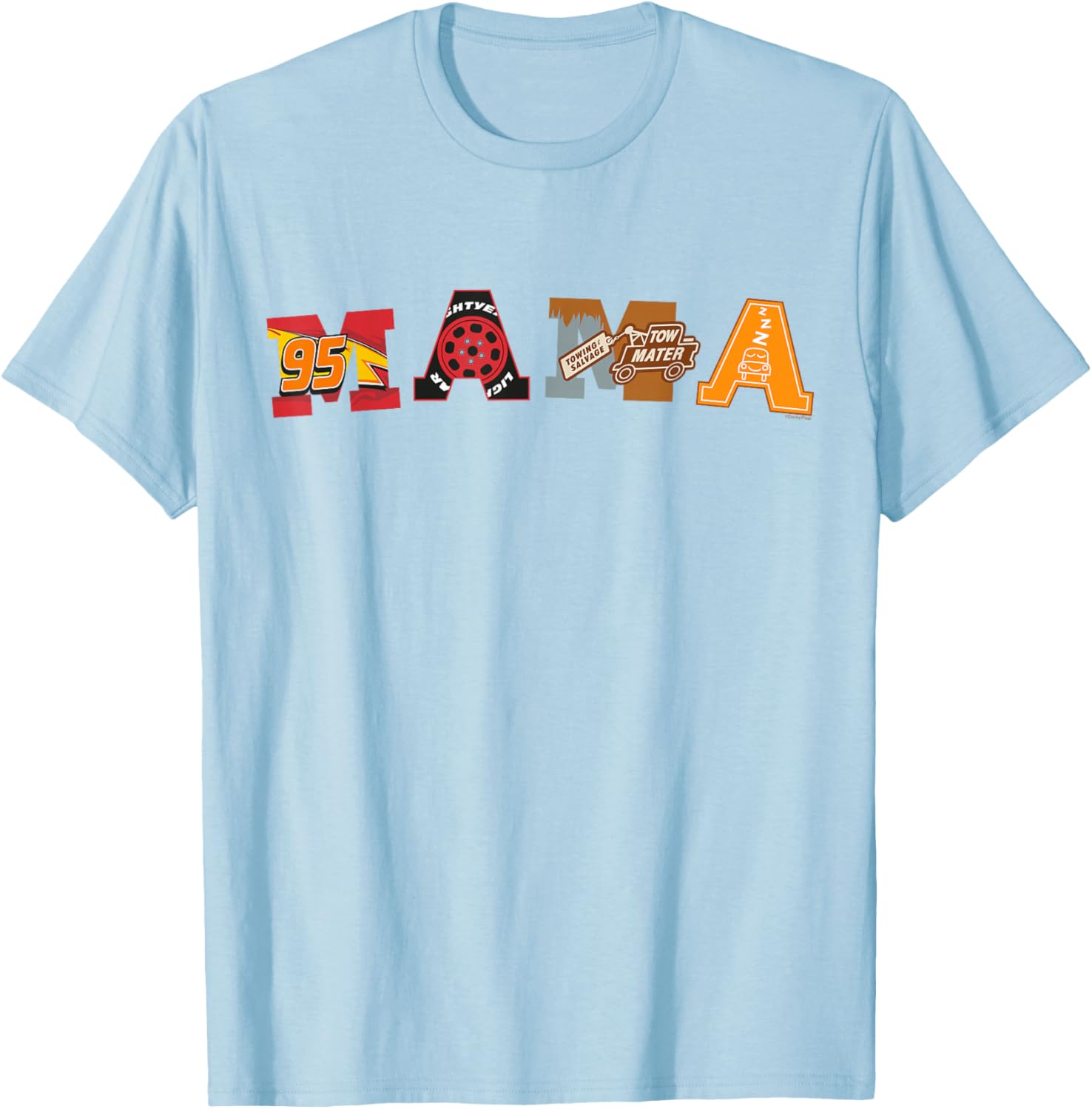 Disney Pixar Cars Mama T-Shirt Perfect for Mother's Day Birthday Gift - 12
