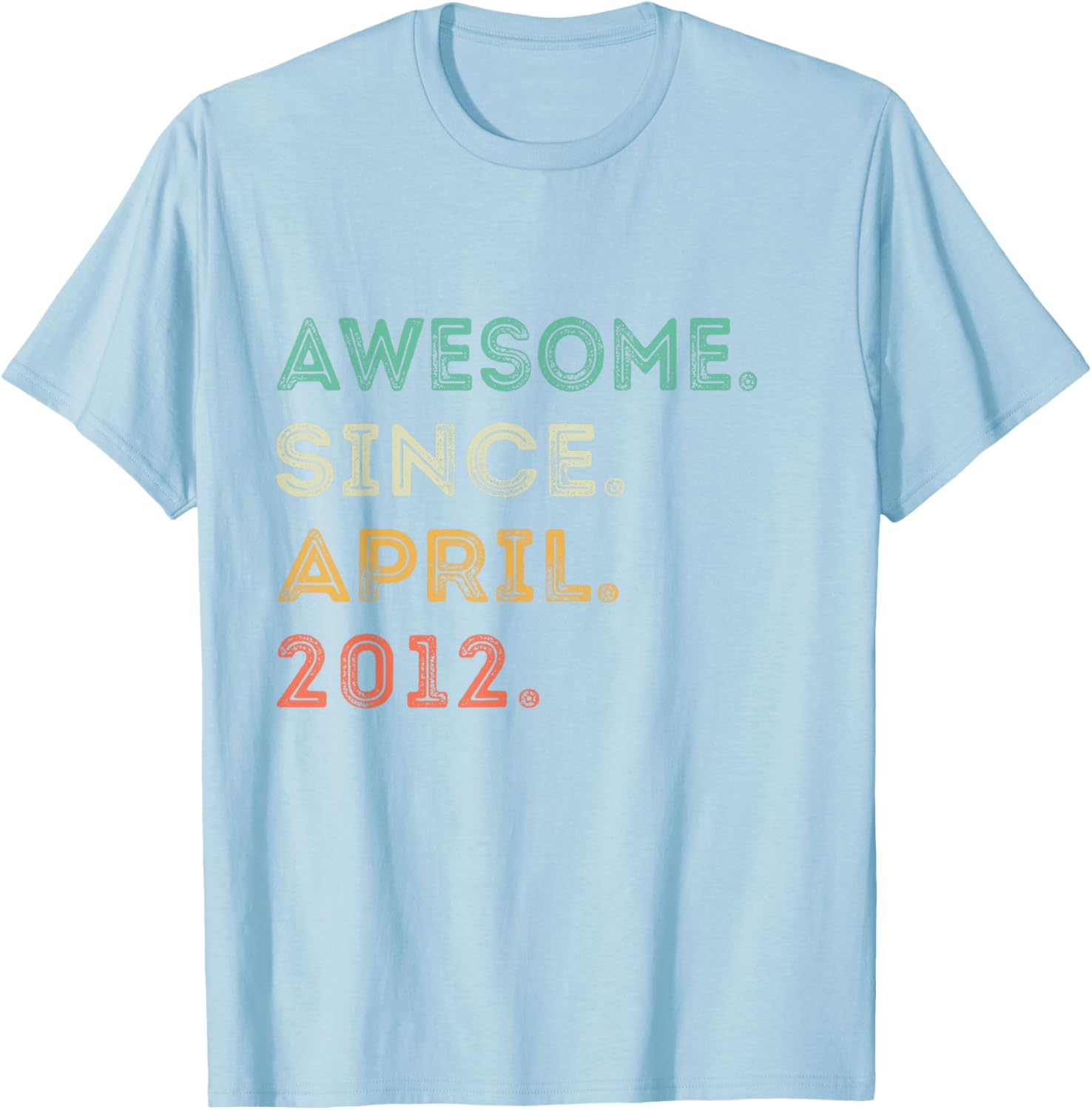 Awesome Since April 2012 13th Birthday T-Shirt for Kids and Teens - 21