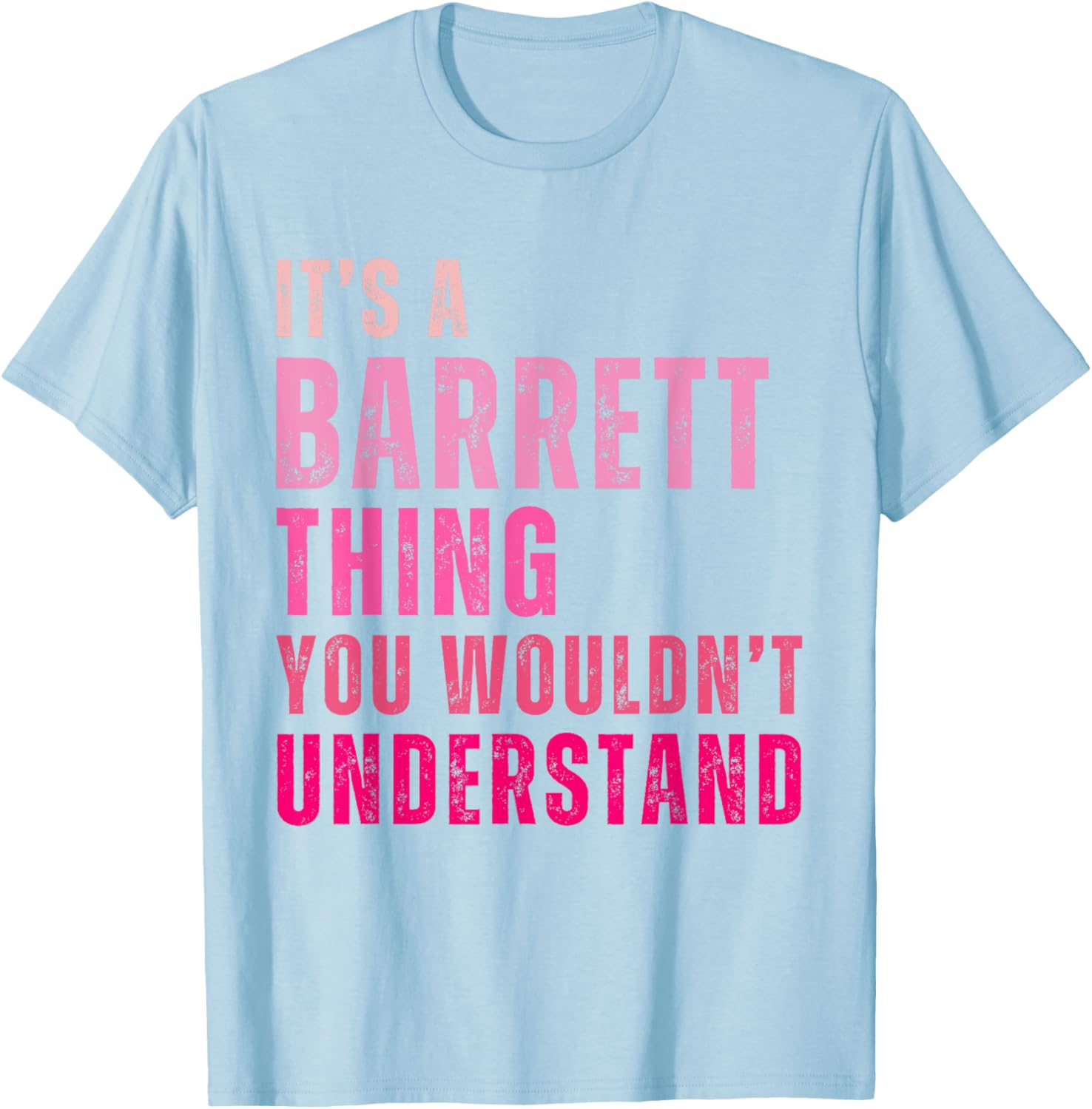 Barrett Vintage T-Shirt It's A Barrett Thing You Wouldn't Understand - 11