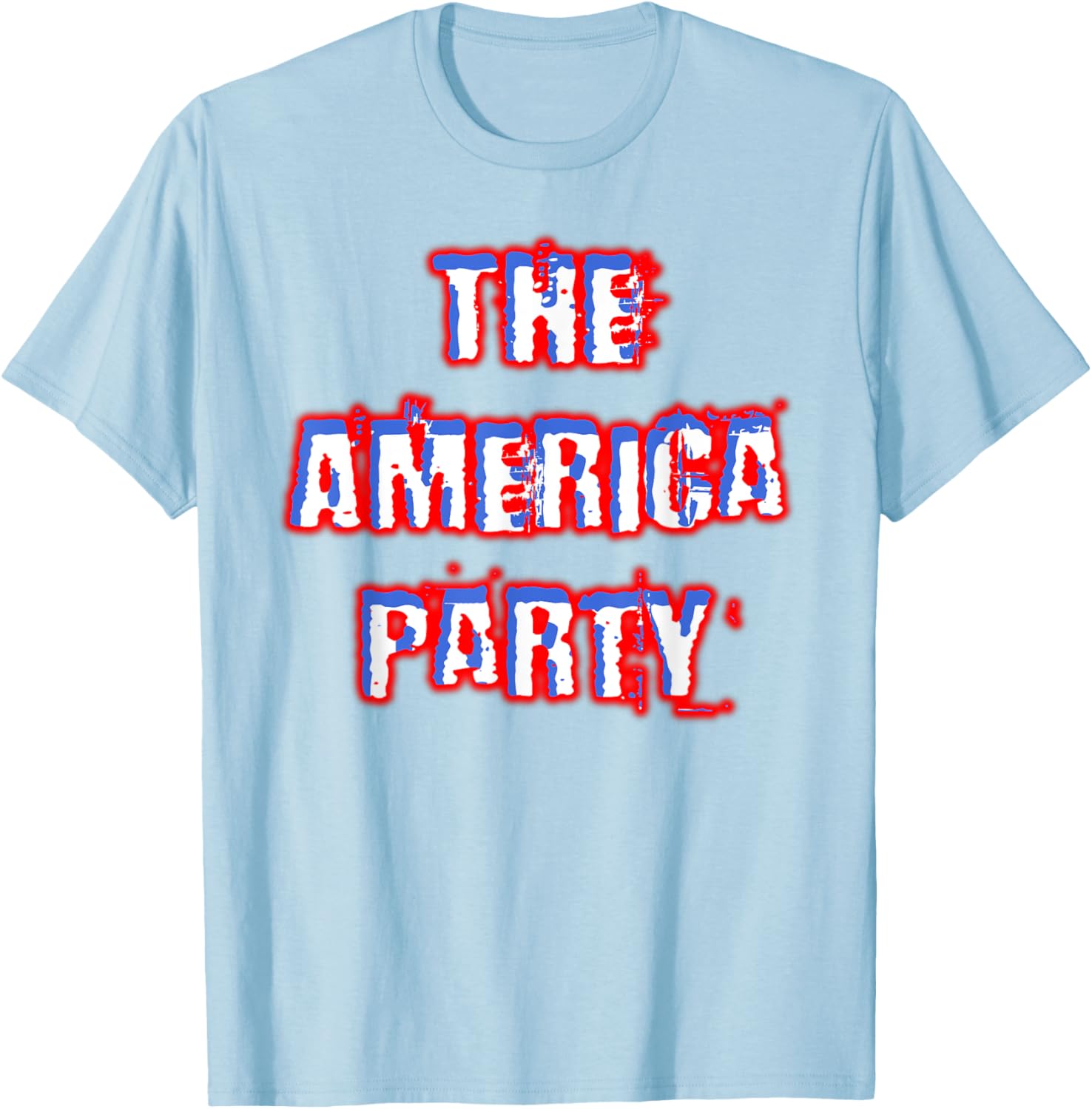 America Party Red White and Blue T-Shirt for Fun and Festive Wear - 20