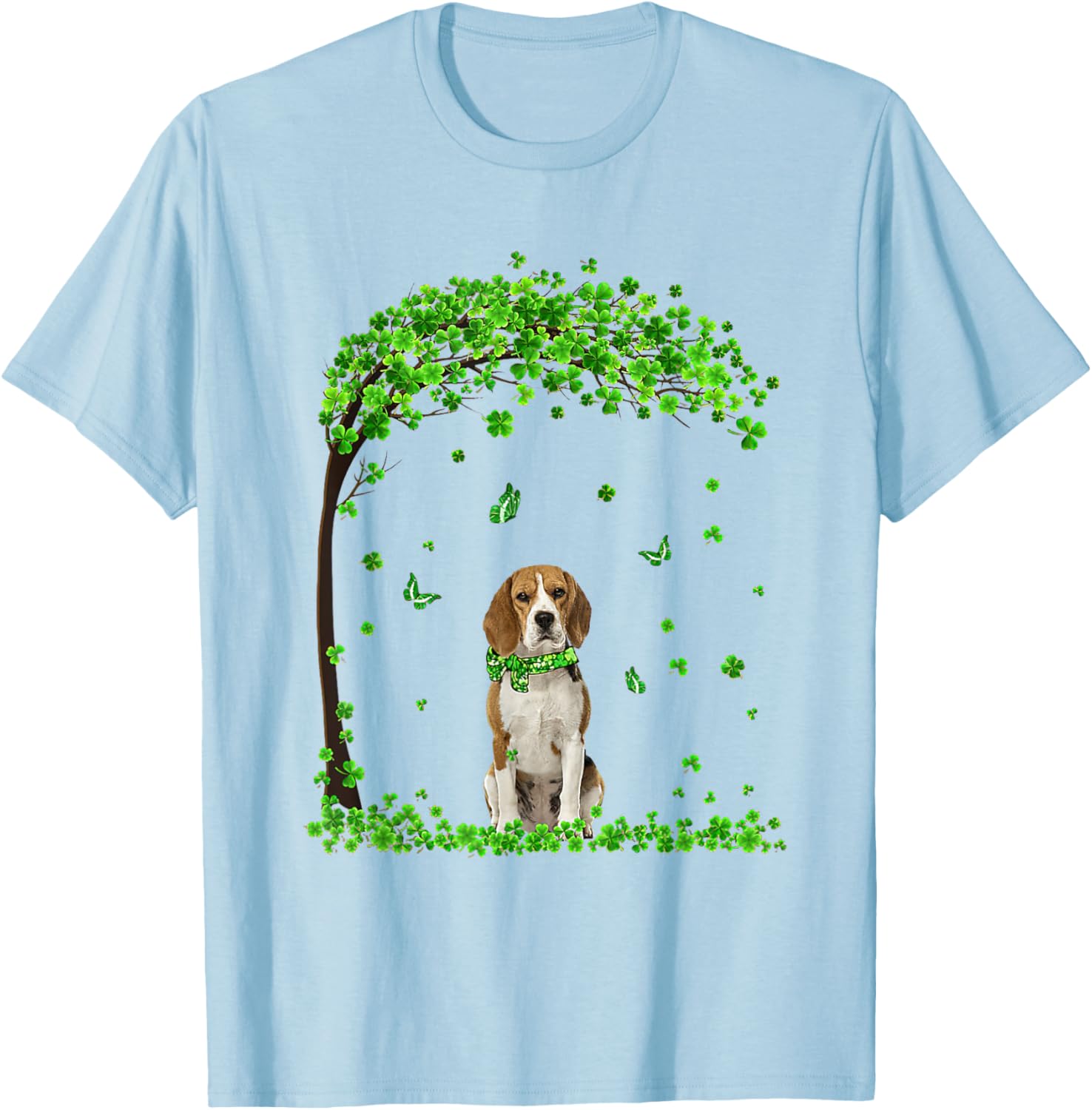 Beagle St Patricks Day Shamrock T-Shirt for Irish Dog Lovers - 14