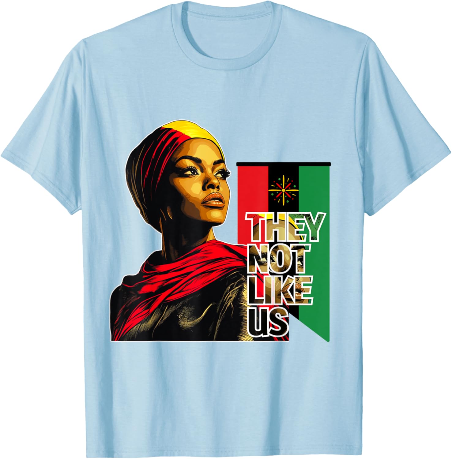 They Not Like Us Black History Month T-Shirt for Black Women - 1
