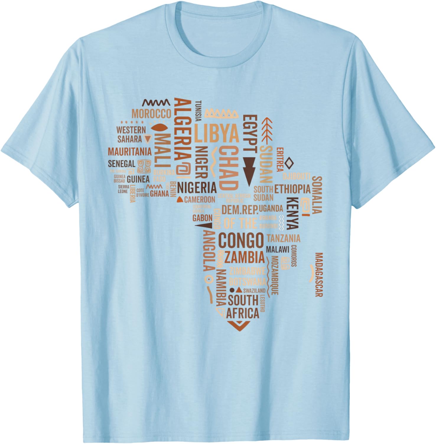 Africa Map Black History Pride T-Shirt for African American Culture - 20