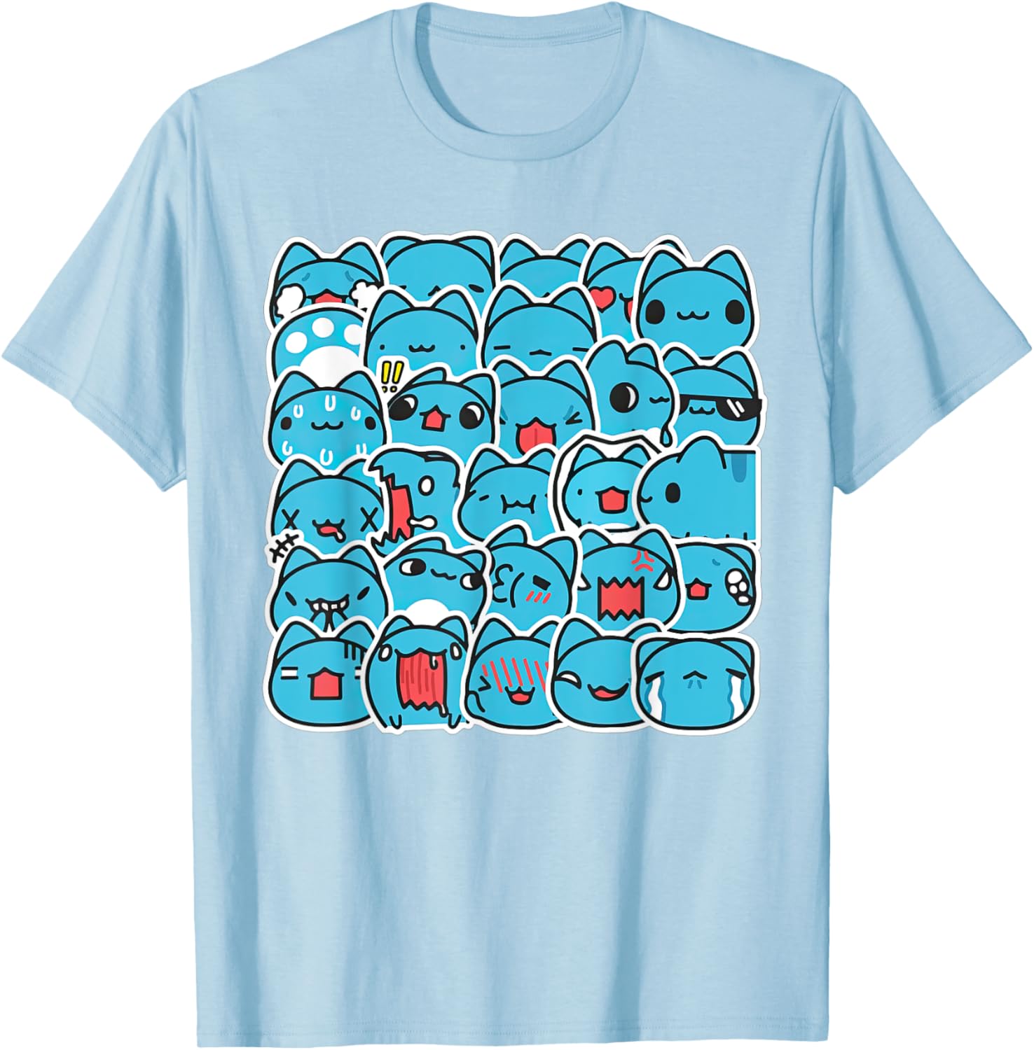 Adorable Bugcat Capoo T-Shirt for Cat Lovers - Cute & Comfy Style - 17