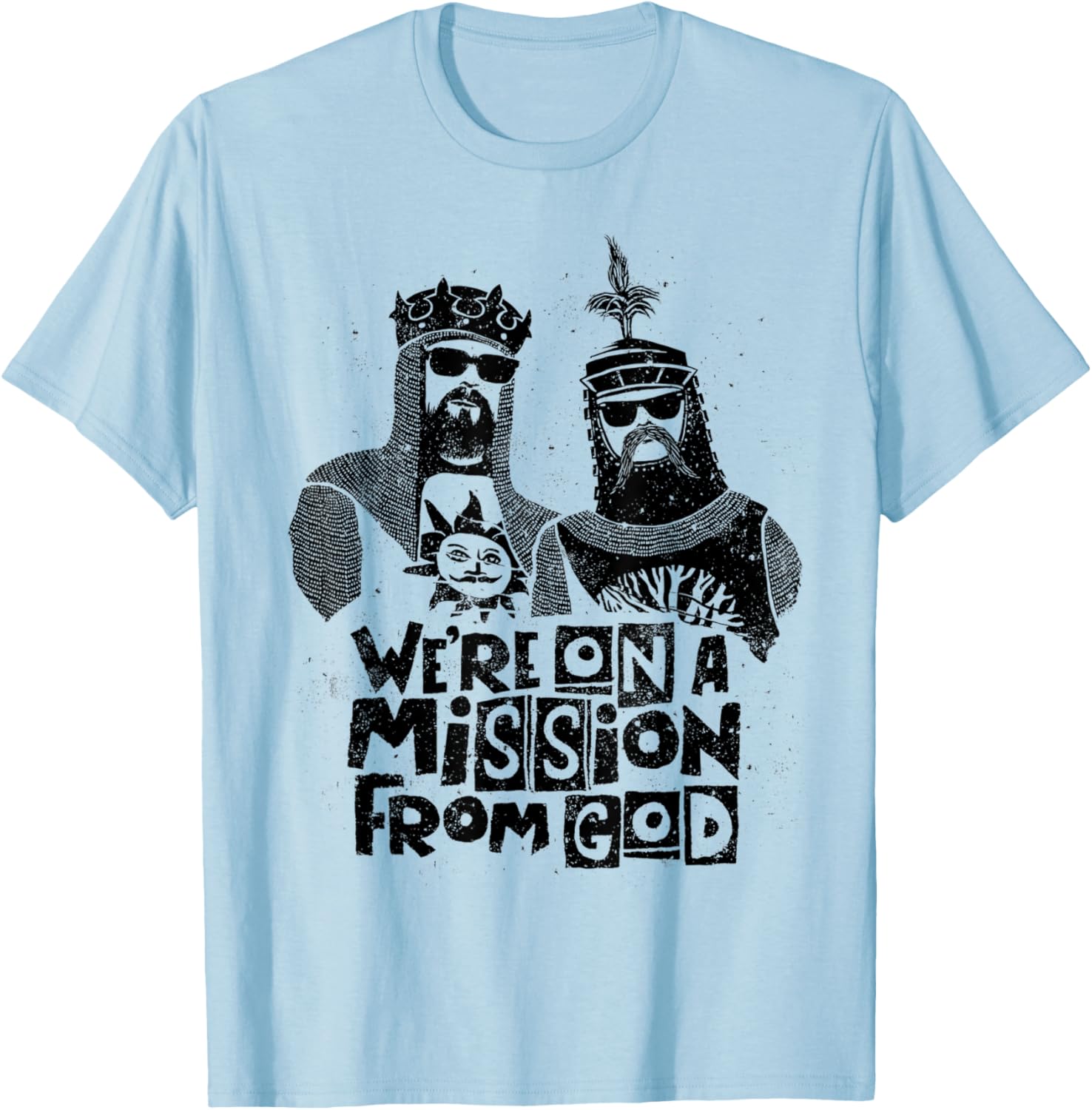 Brethren We're on Mission from God T-Shirt for Music and Movie Fans - 1