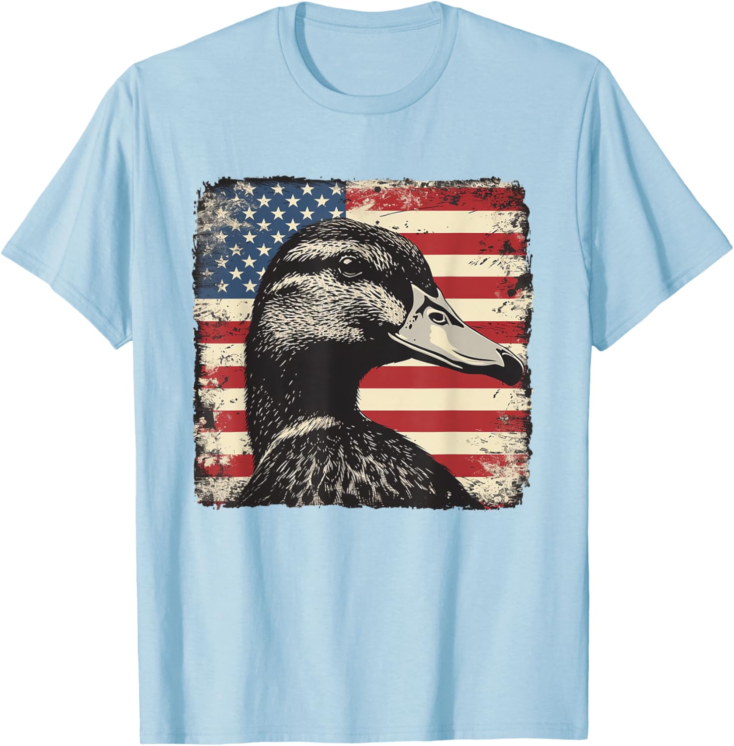 America Flag Duck Shirt for 4th of July | Fun Men's and Women's Tee - 9