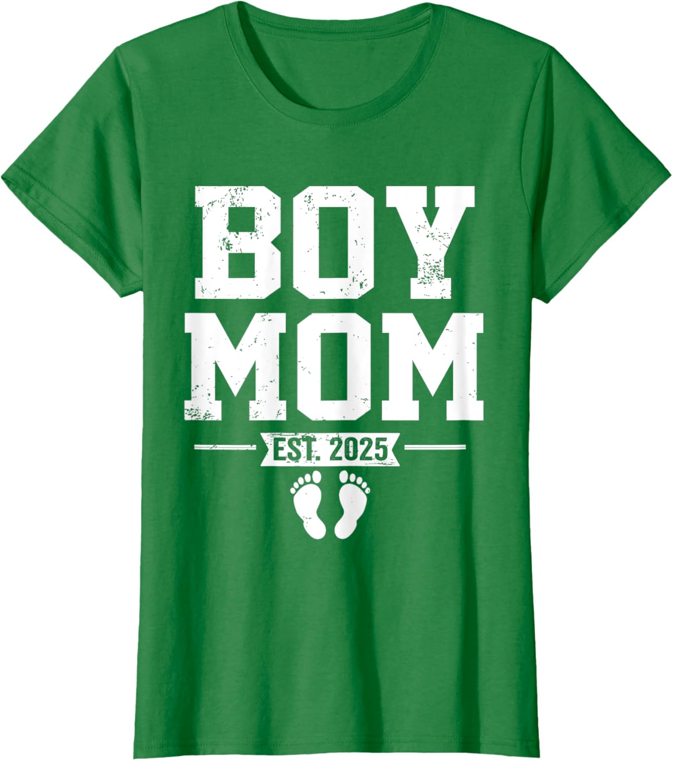Boy Mom Established 2025 Newborn Mother's Day Gift T-Shirt - 17
