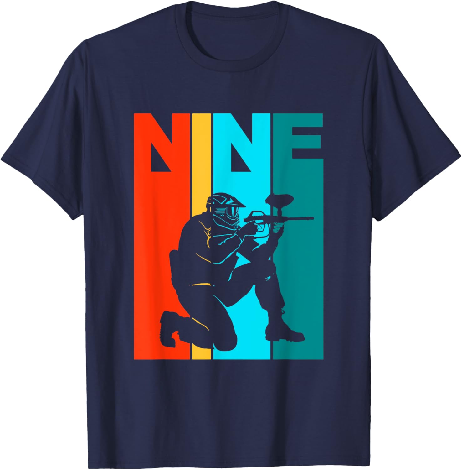 Cool 9th Birthday Paintball T-Shirt for Boys Fun Birthday Gift - 12