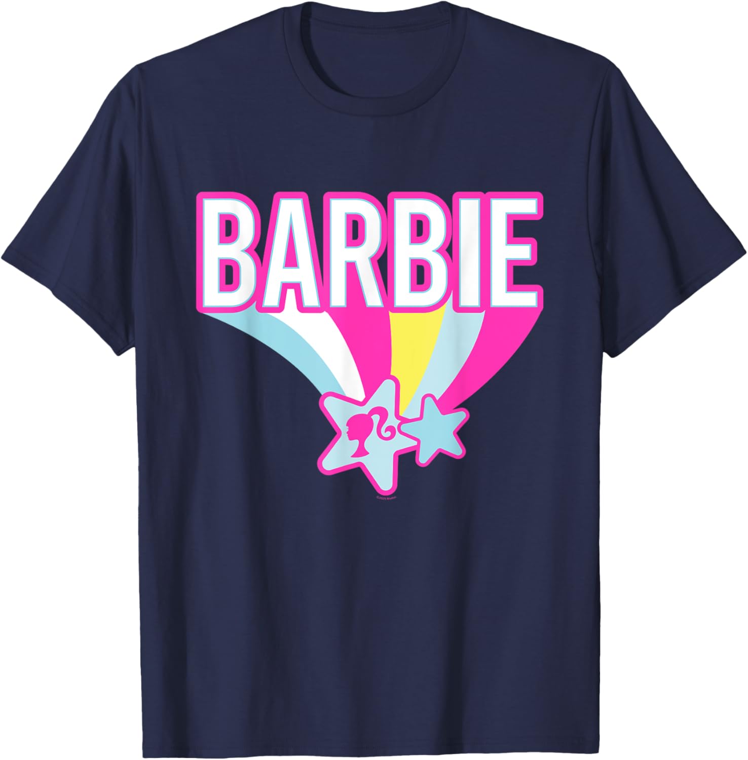 Barbie Pastel Rainbow T-Shirt for Fun Stylish Girls' Fashion - 3