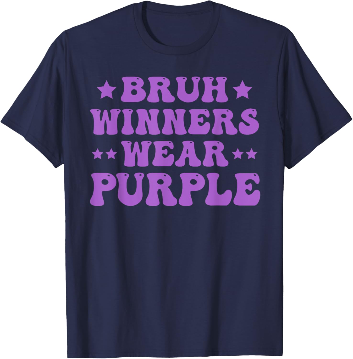 Winners Wear Purple Camp Team Spirit Week Matching T-Shirt for All Ages - 3