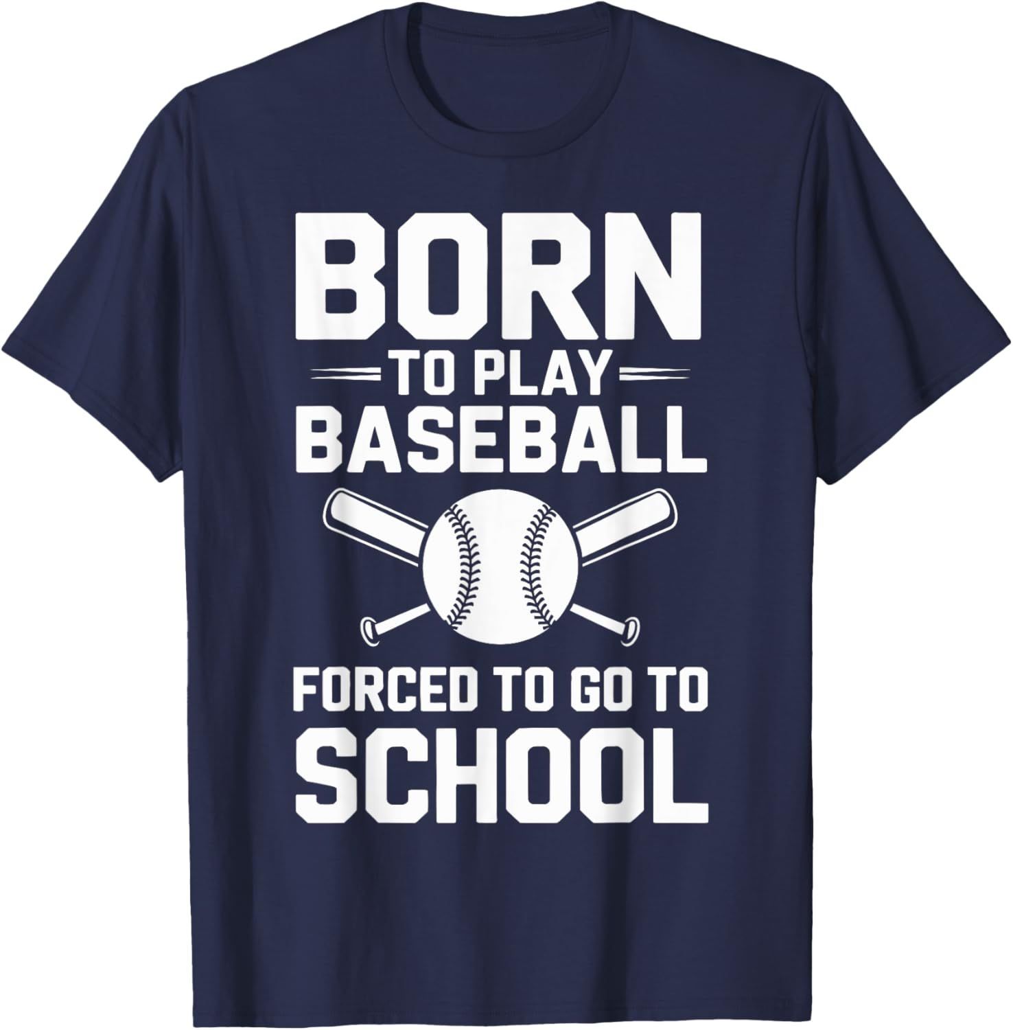 Born to Play Baseball T-Shirt Perfect for Young Athletes in School - 7