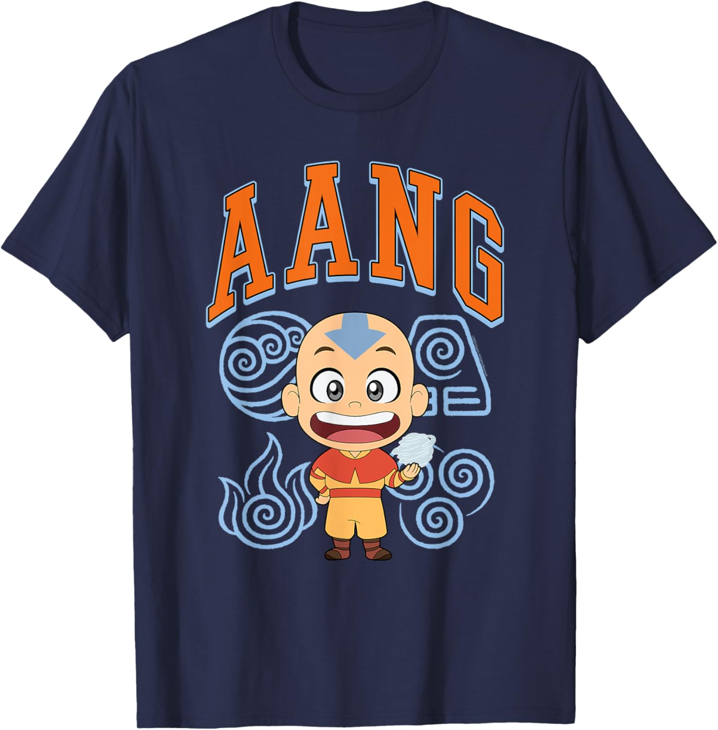 Chibi Aang Anime T-Shirt - Avatar The Last Airbender Athletic Wear - 3