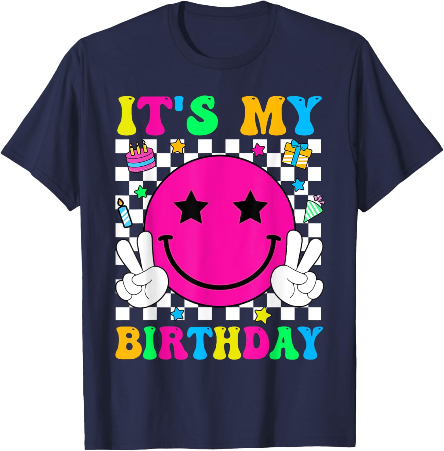 Groovy It's My Birthday T-Shirt for Men, Women, Teens, and Kids - 19