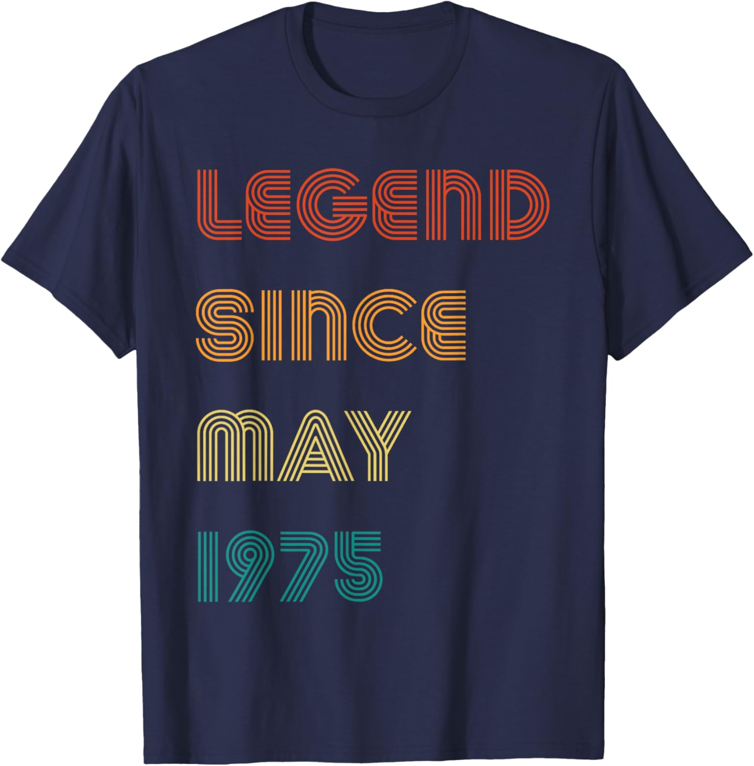 Legend Since May 1975 Retro 50th Birthday T-Shirt for Celebrating Milestones - 2