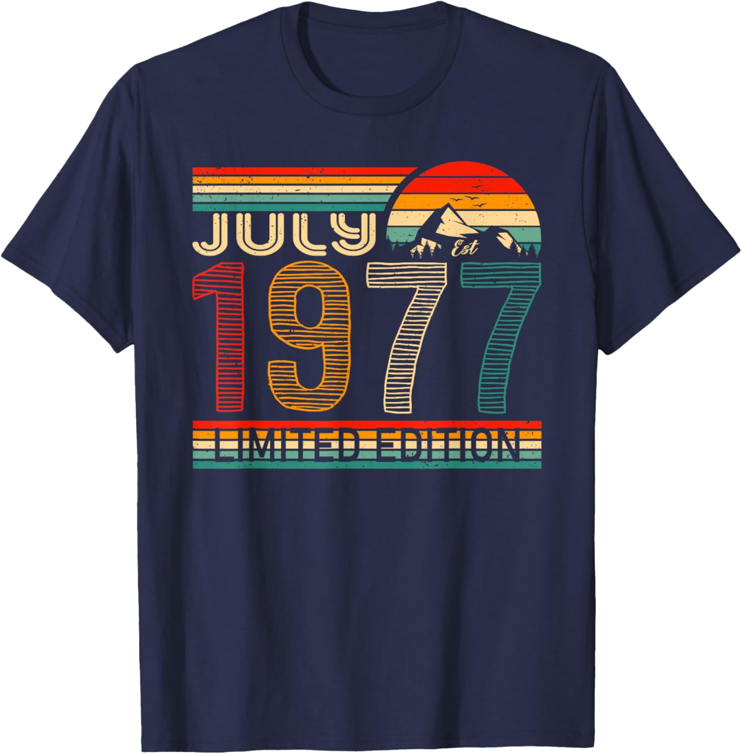 Classic July 1977 Vintage Birthday T-Shirt for Nostalgic Celebrations - 20