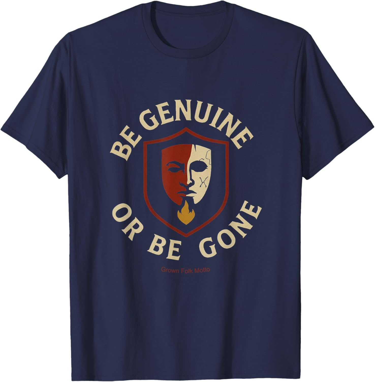 Be Genuine or Be Gone Motivational T-Shirt for Inspiring Style - 4