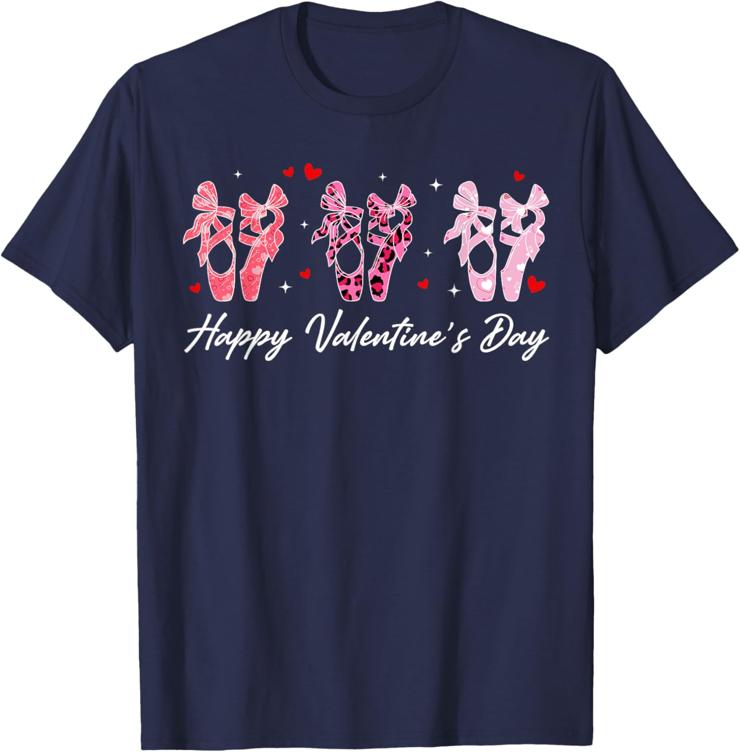 Ballet Dance Teacher T-Shirt with Ballerina Heart for Valentine's Day - 6