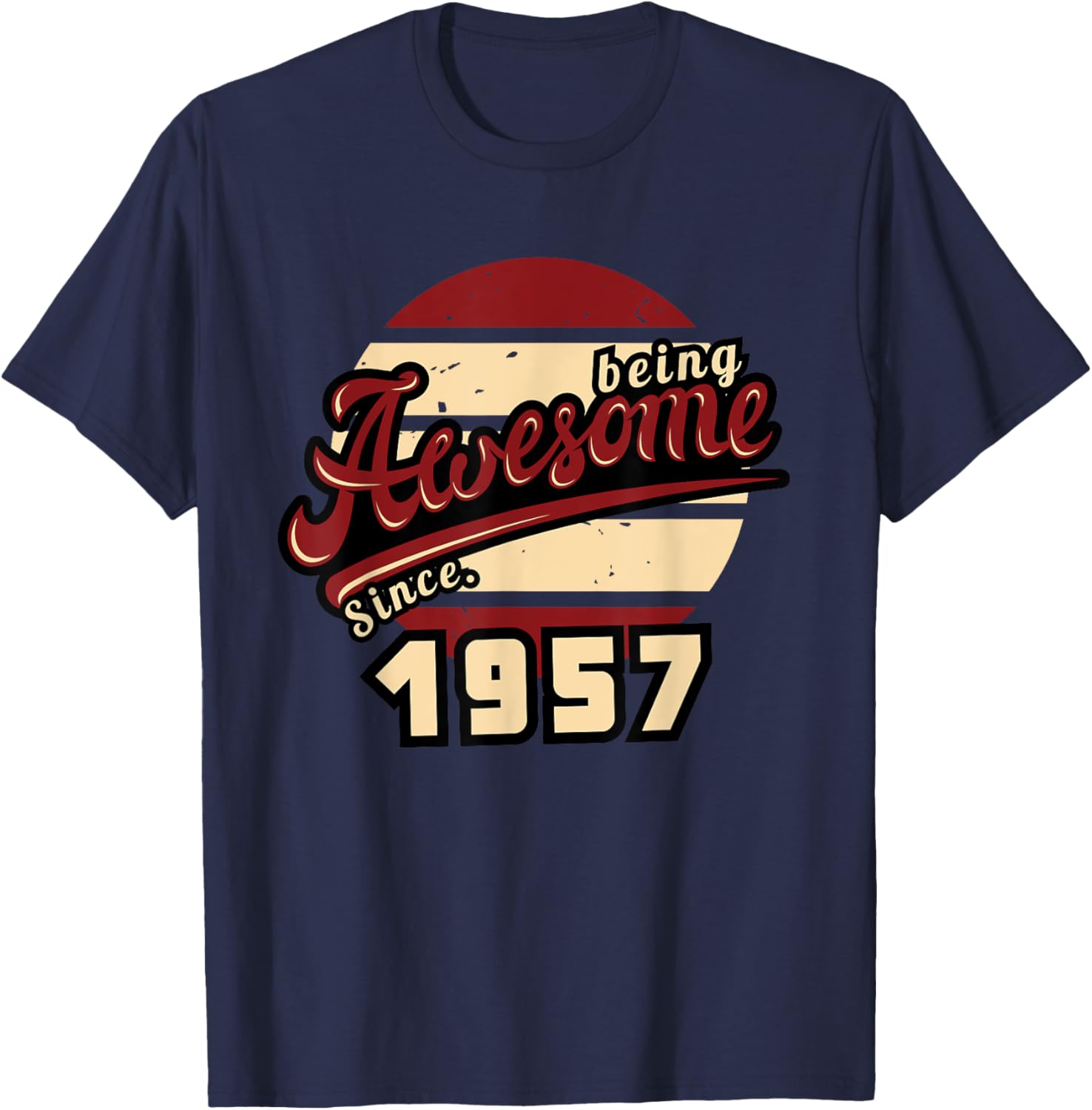 Awesome Since 1957 Retro 68th Birthday T-Shirt Gift for Him or Her - 21