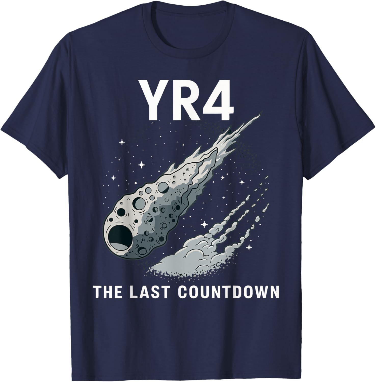 Asteroid YR4 Countdown T-Shirt for Space and Comet Lovers, December 2032 - 4