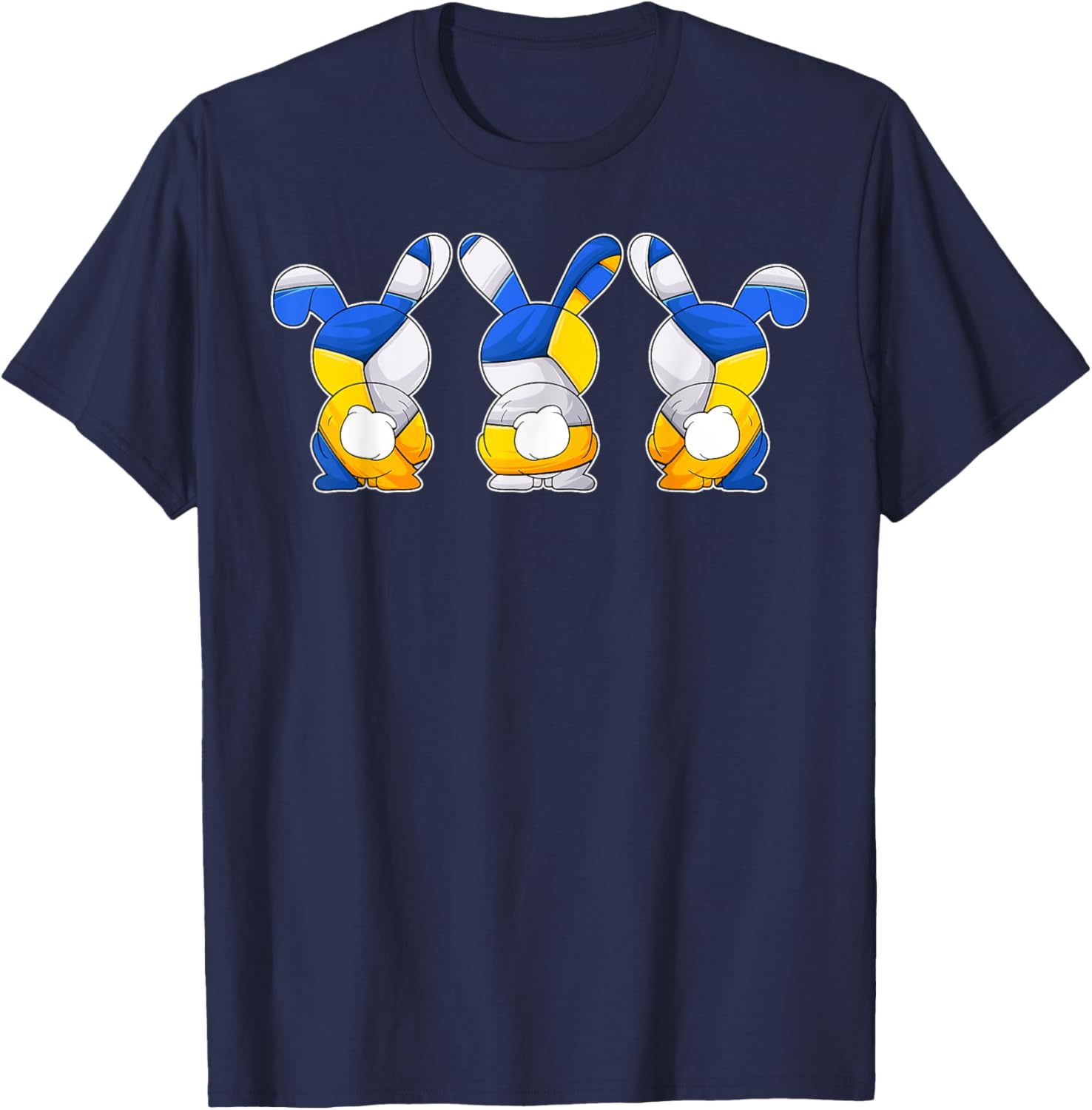 Funny Volleyball Easter Bunnies T-Shirt for Men and Boys Celebrating Easter - 21