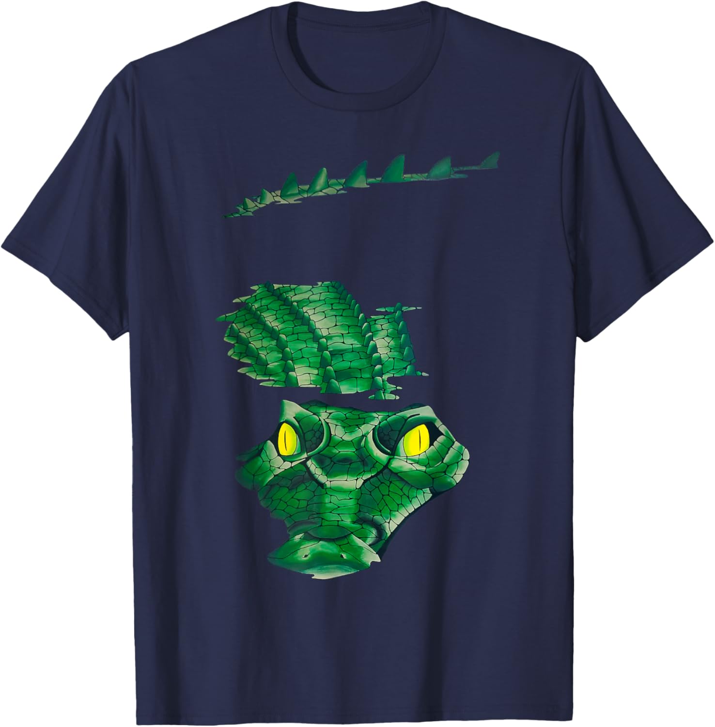 Vintage Crocodile Jurassic Art T-Shirt for Reptile Lovers and Collectors - 14