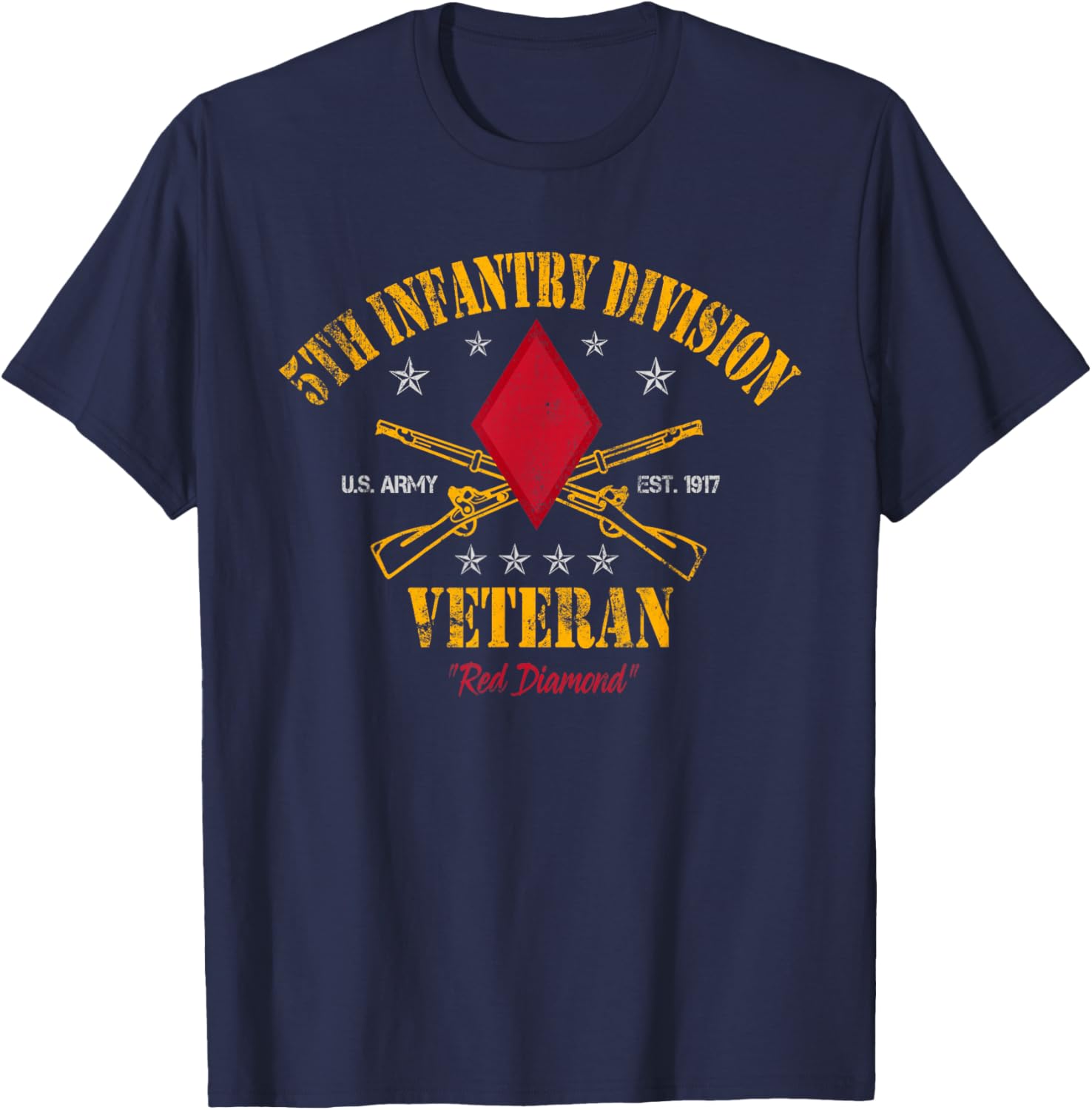 5th Infantry Division Veteran T-Shirt for Veterans Day - Military Apparel - 10
