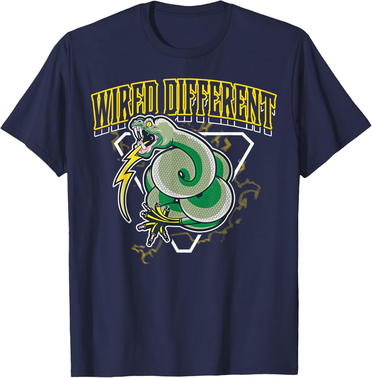 Wired Different Snake T-Shirt for Unique Style and Comfort - 14