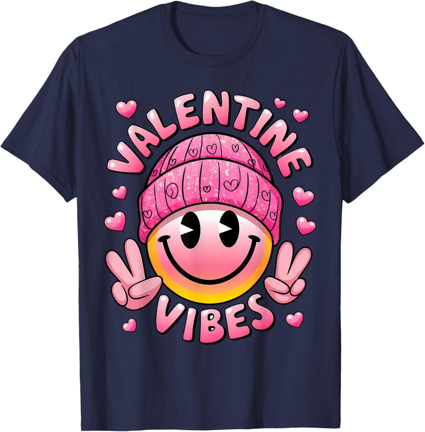 Valentine Vibes T-Shirt for Men, Women, and Kids - Perfect for Love Day - 8