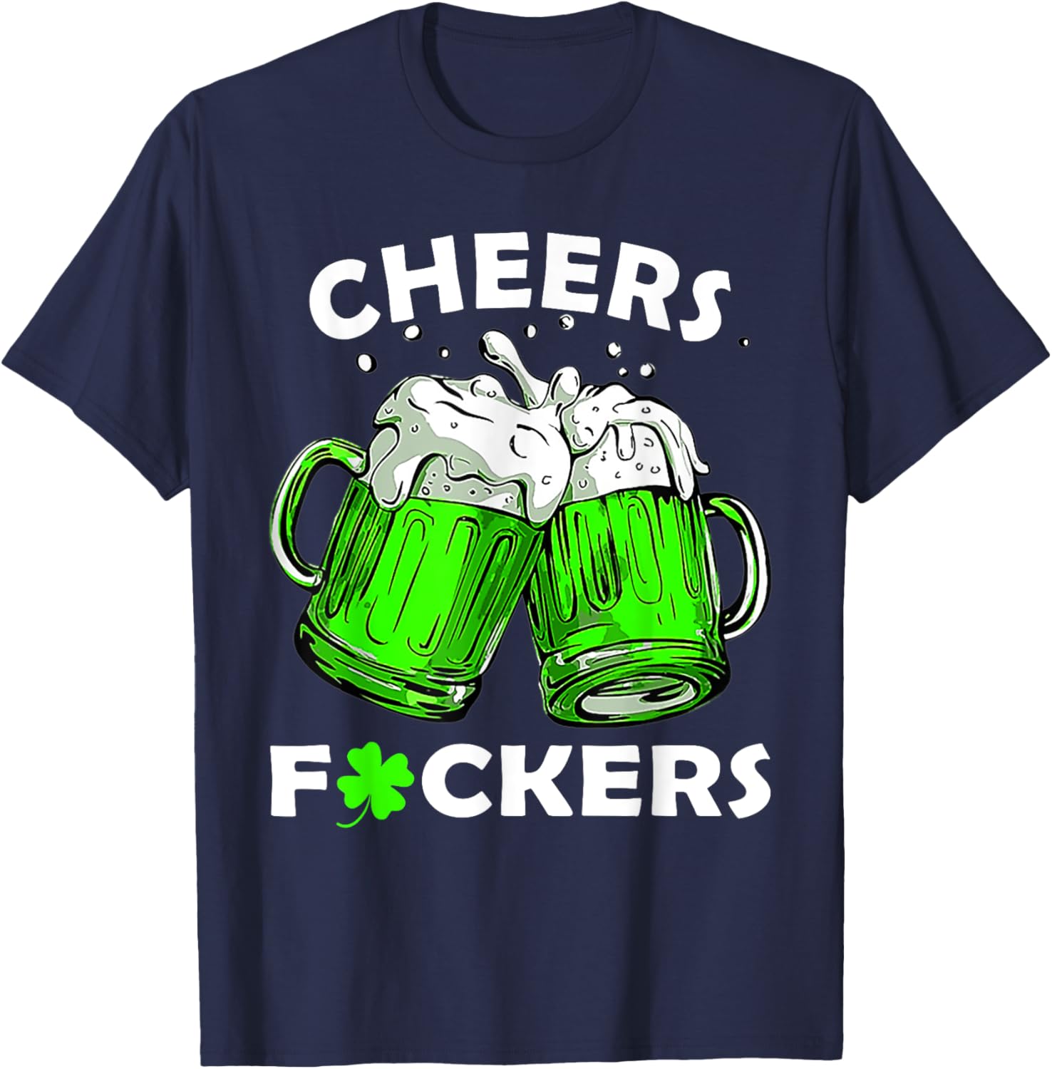 Cheers T-Shirt for St Patrick's Day Fun With Friends and Beer - 15