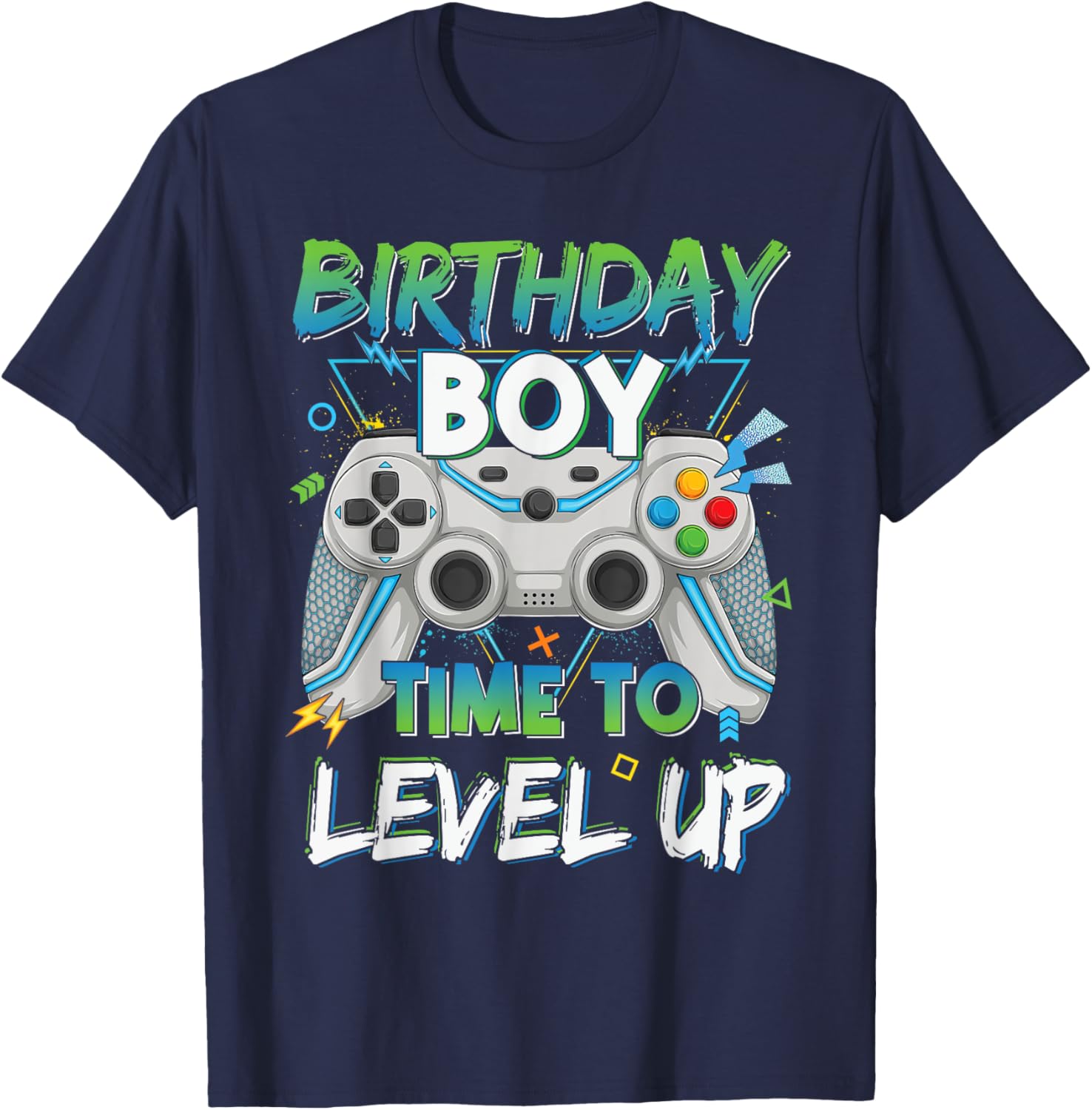 Level Up Gaming Birthday Boy T-Shirt for Young Gamer Boys - 11