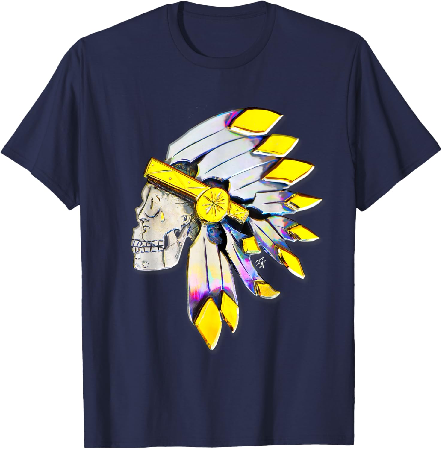 Bad Bronc Unisex Black Skull Graphic Crew Neck T-Shirt for Western Style - 8
