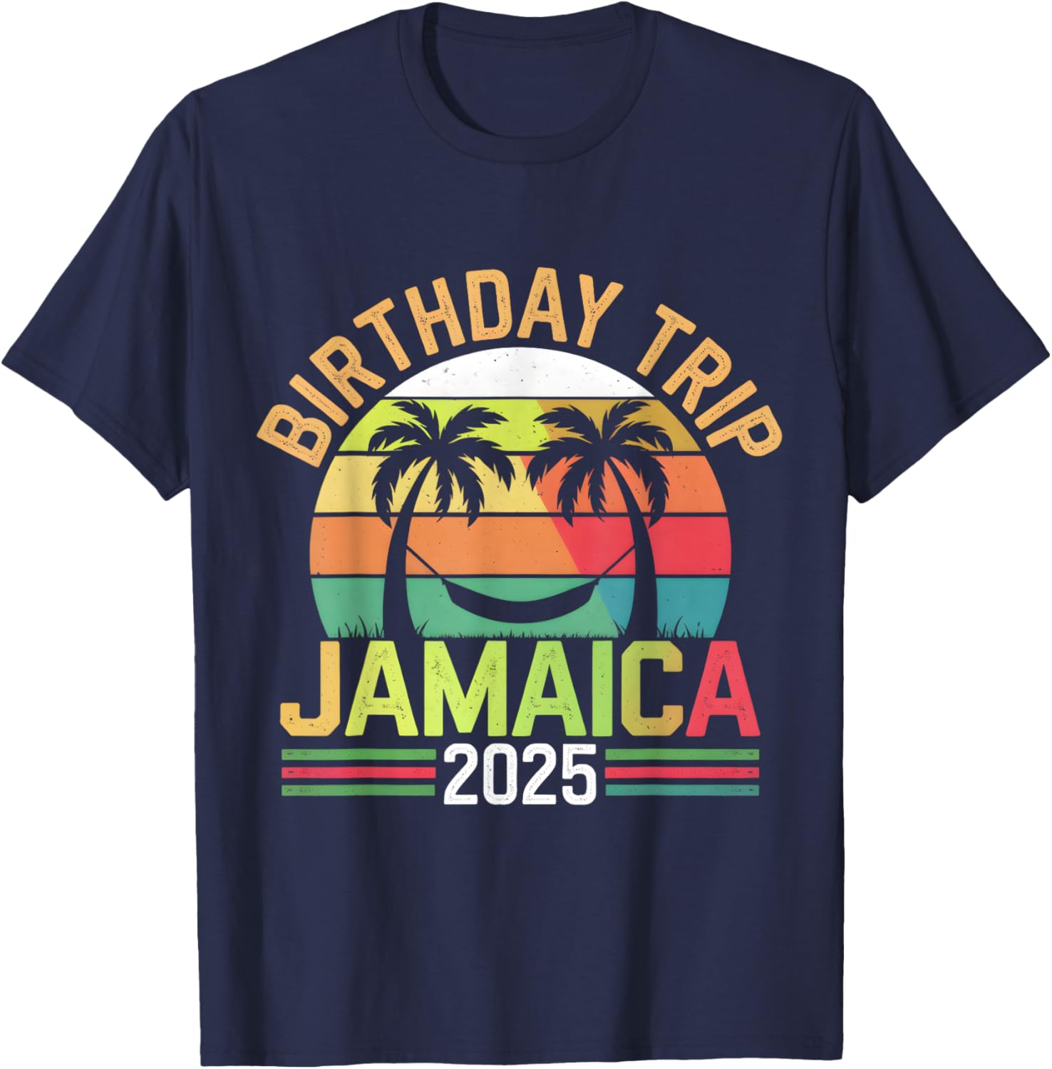 Jamaica 2025 Birthday Girls Trip Matching T-Shirt for Fun Celebrations - 8