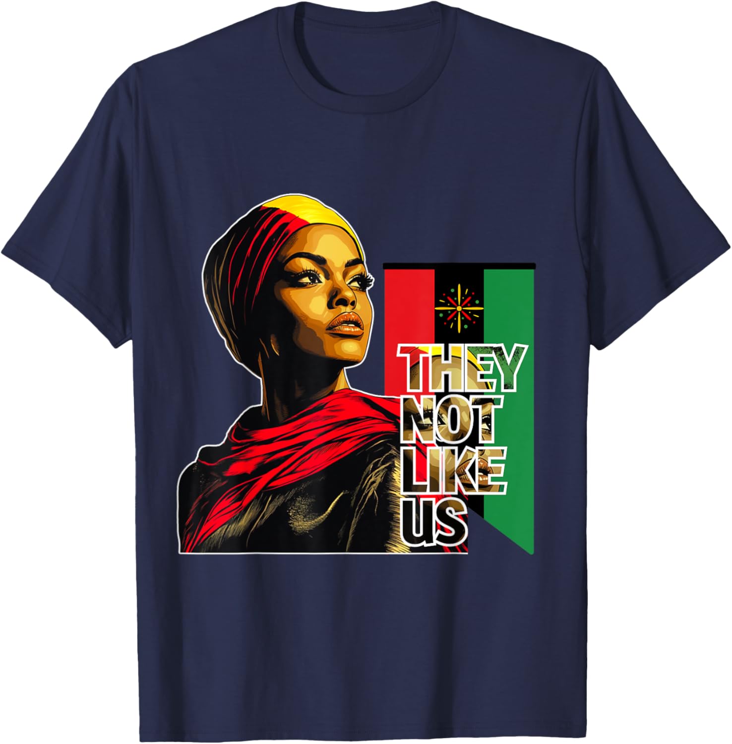 They Not Like Us Black History Month T-Shirt for Black Women - 14