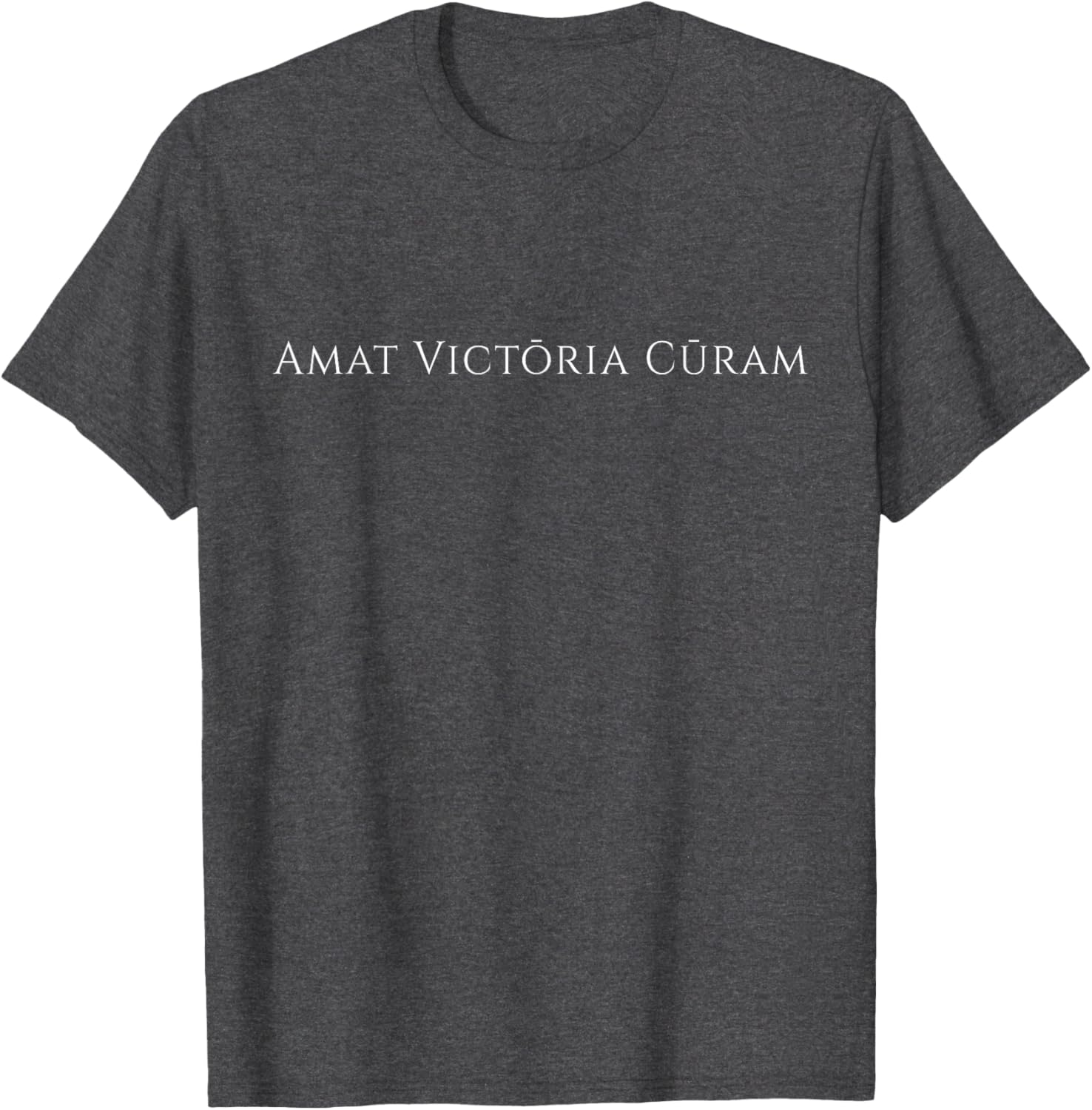 Amat Victoria Curam T-Shirt - Inspiring Latin Phrase for Success in Style - 3