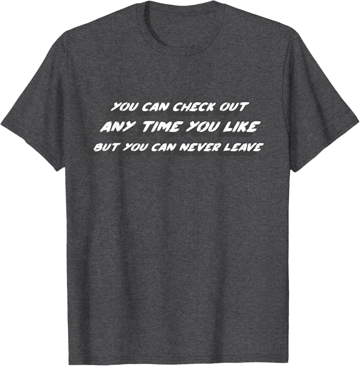 Cool You're Free to Check Out Anytime T-Shirt for Music Lovers - 5