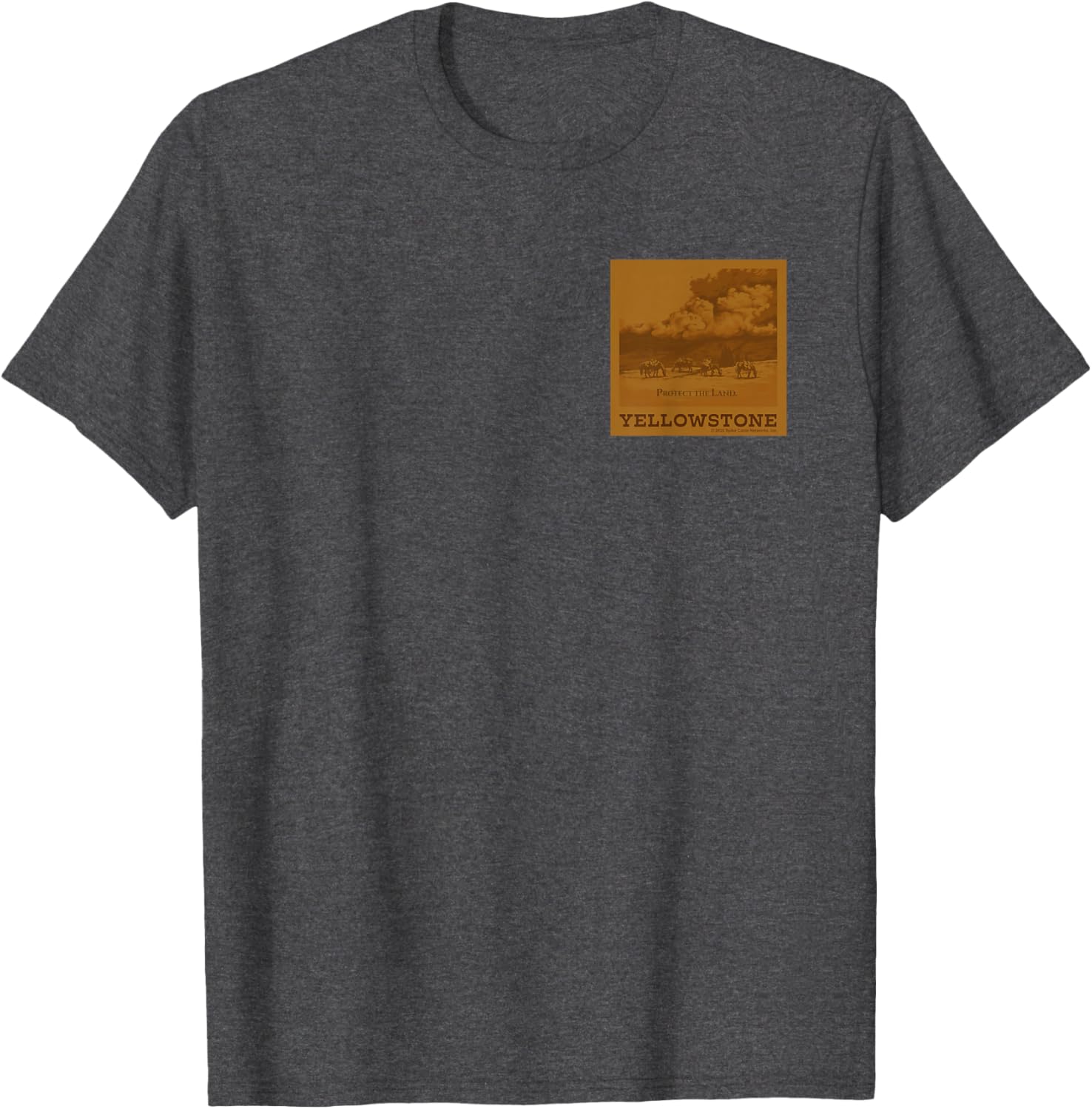 Yellowstone Dutton Ranch Buffalo Faux Chest Patch T-Shirt for Fans - 14