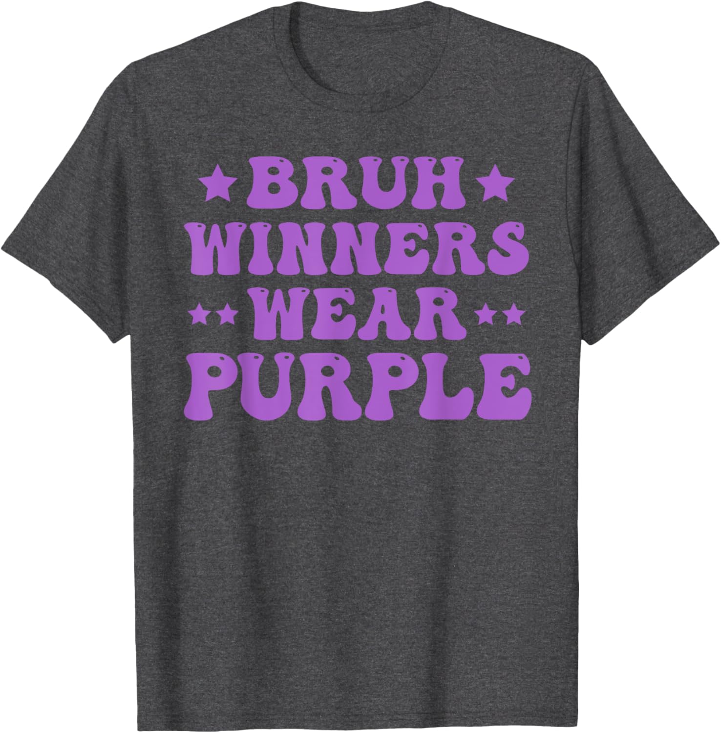 Winners Wear Purple Camp Team Spirit Week Matching T-Shirt for All Ages - 6