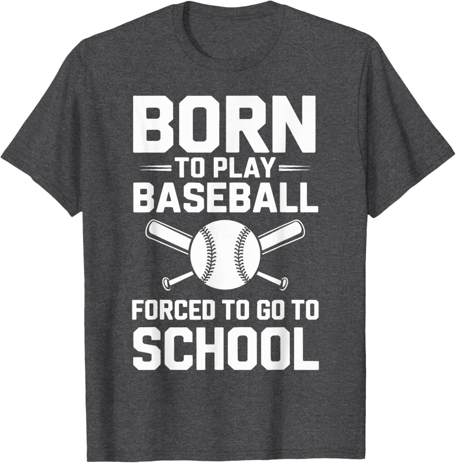 Born to Play Baseball T-Shirt Perfect for Young Athletes in School - 11