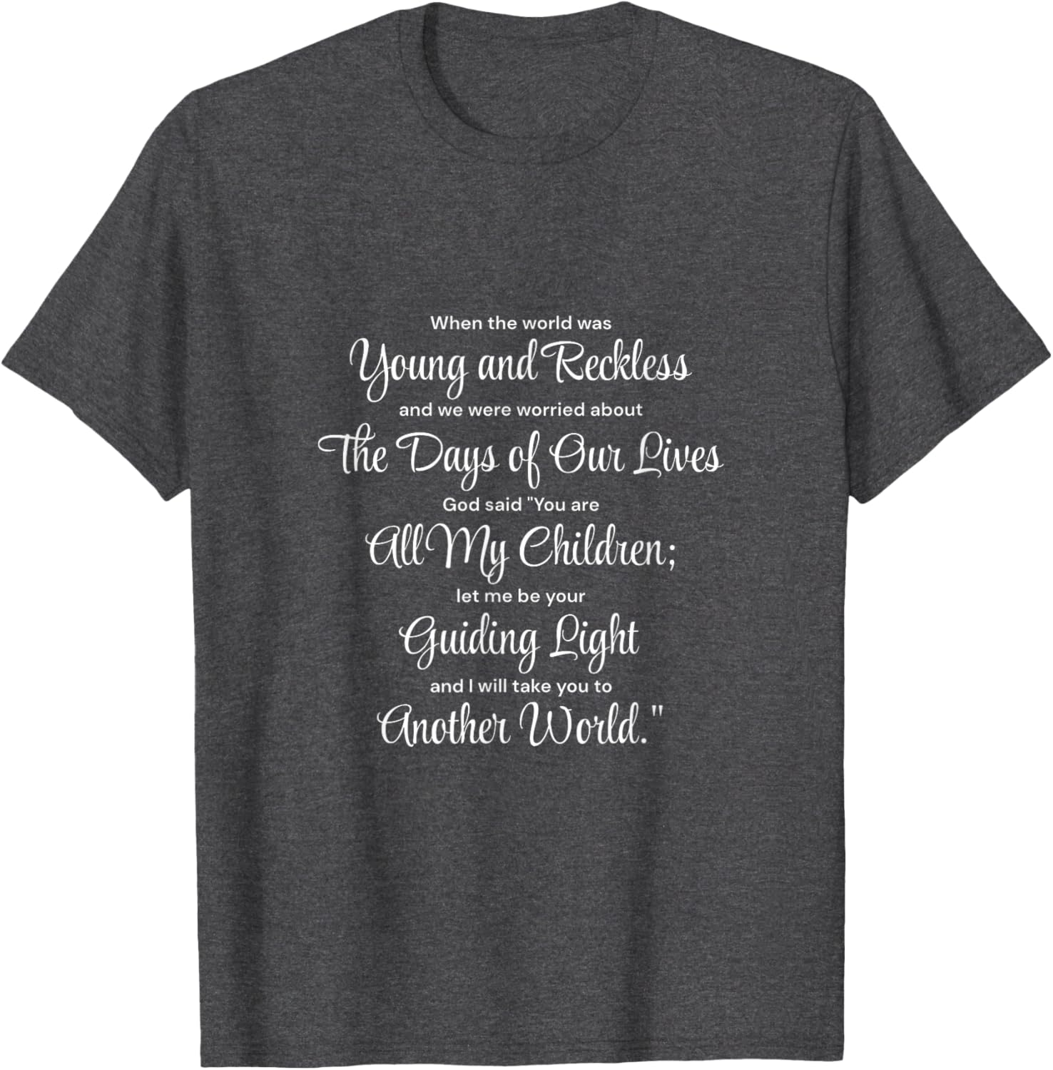Christian Soap Opera Story T-Shirt Faith Inspired Clothing for Believers - 8