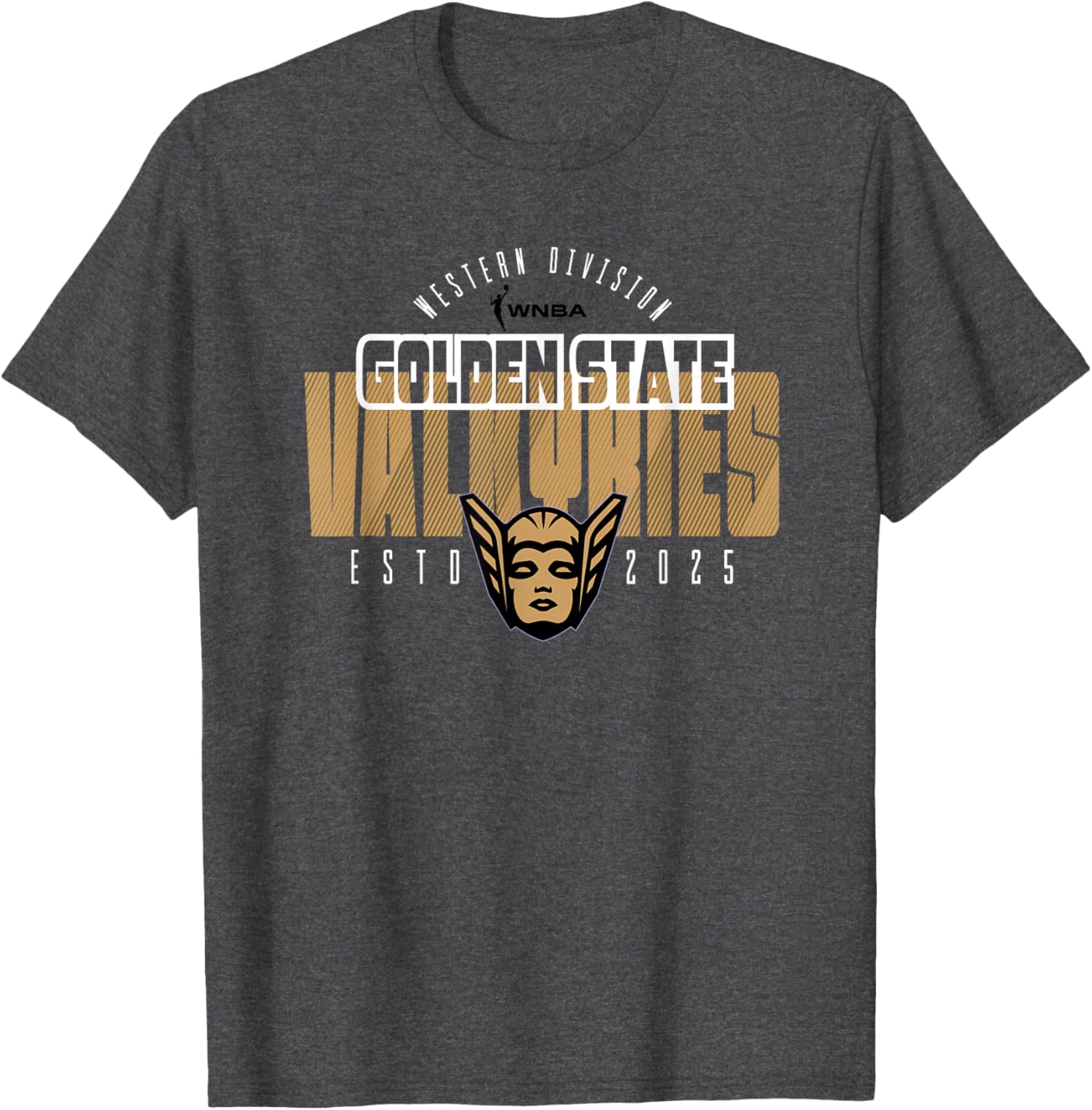 WNBA Golden State Valkyries Block City T-Shirt for Sports Fans - 3