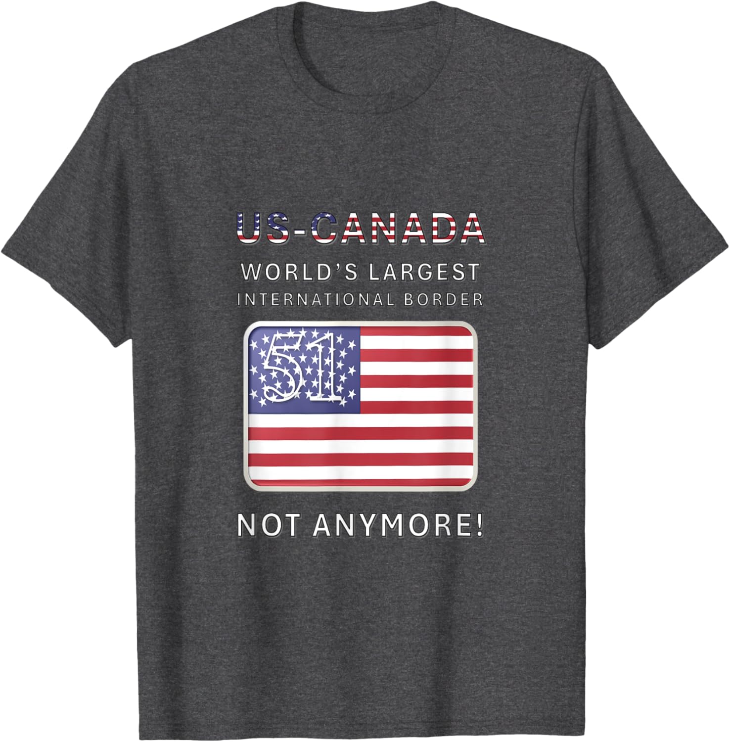 US-Canada Border MAGA T-Shirt - Proudly Celebrate Our Heritage - 2